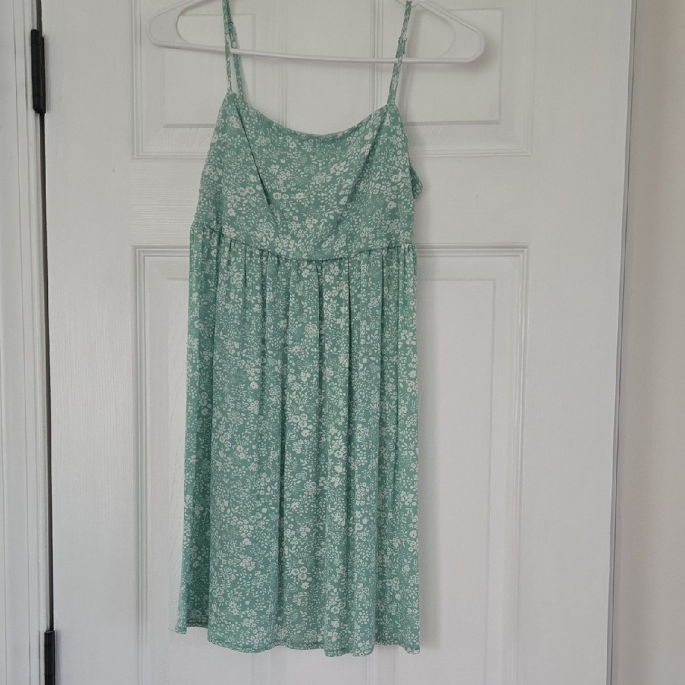 Altar'd State Mint Floral Dress